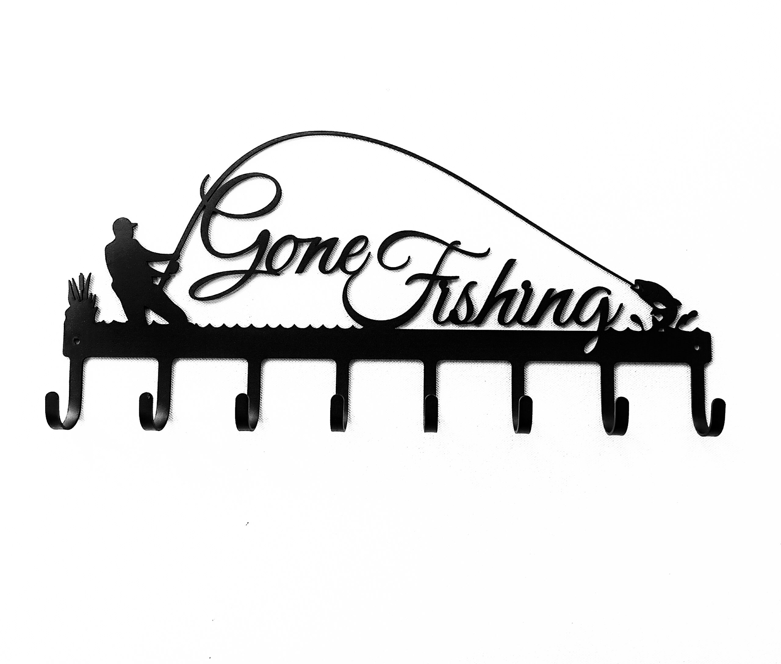 Buy Steel 8 Hook - Gone Fishing Key Holder Online (High Quality ...